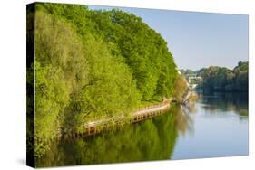 Emajogi River, Tartu, Estonia, Baltic States-Nico Tondini-Stretched Canvas