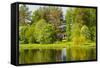 Emajogi River, Tartu, Estonia, Baltic States-Nico Tondini-Framed Stretched Canvas