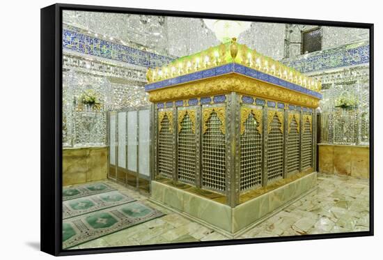 Emamzadeh Zeyd Mausoleum, Holy Shrine, Tehran, Islamic Republic of Iran, Middle East-G&M Therin-Weise-Framed Stretched Canvas