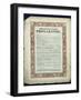 Emancipation Proclamation, 1862-null-Framed Giclee Print