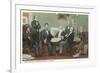 Emancipation Proclamation Signing, Lincoln and Cabinet-null-Framed Premium Giclee Print