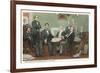 Emancipation Proclamation Signing, Lincoln and Cabinet-null-Framed Premium Giclee Print