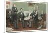 Emancipation Proclamation Signing, Lincoln and Cabinet-null-Mounted Art Print