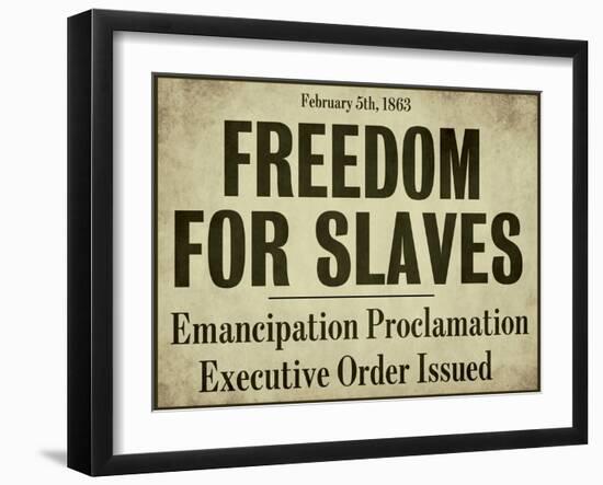 Emancipation-null-Framed Giclee Print