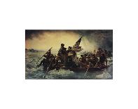 Washington Crossing the Delaware (cropped)-Emanuel Gottlieb Leutze-Art Print