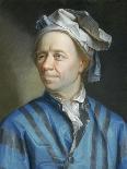 Portrait of the Mathematician Leonhard Euler-Emanuel Handmann-Framed Stretched Canvas