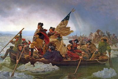 Washington Crossing the Delaware River, 25th December 1776, 1851 (Copy of an Original Painted in…