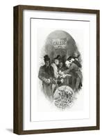 Emargement - Illustration from Napoléon Le Petit, 19th Century-Edmond Morin-Framed Giclee Print