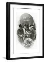 Emargement - Illustration from Napoléon Le Petit, 19th Century-Edmond Morin-Framed Giclee Print