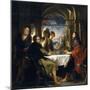 Emaus Dinner, 1635-1640-Peter Paul Rubens-Mounted Giclee Print