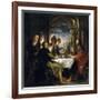 Emaus Dinner, 1635-1640-Peter Paul Rubens-Framed Giclee Print