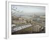 Embankment River Buildings, Budapest, Hungary-Christian Kober-Framed Photographic Print