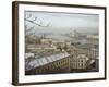 Embankment River Buildings, Budapest, Hungary-Christian Kober-Framed Photographic Print