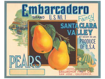 CALIFORNIA CORNUCOPIA OF WORLD FRUITS FARMERS CRATE LABEL VINTAGE POSTER REPRO 