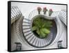 Embarcadero Center Staircase, Embarcadero, San Francisco, California, Usa-Walter Bibikow-Framed Stretched Canvas