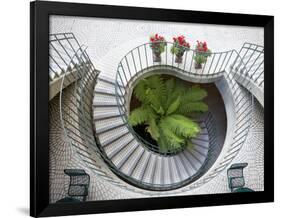 Embarcadero Center Staircase, Embarcadero, San Francisco, California, Usa-Walter Bibikow-Framed Photographic Print