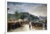 Embarcation at Praia Grande, C19th, Museo Imperial, Petropolis, Rio de Janeiro, Brazil-Jean-Baptiste Debret-Framed Giclee Print