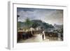 Embarcation at Praia Grande, C19th, Museo Imperial, Petropolis, Rio de Janeiro, Brazil-Jean-Baptiste Debret-Framed Giclee Print