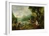 Embarkation for Cythera, 1717-Jean Antoine Watteau-Framed Giclee Print