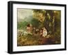 Embarkation for Cythera, 1717-Jean Antoine Watteau-Framed Giclee Print