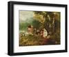 Embarkation for Cythera, 1717-Jean Antoine Watteau-Framed Giclee Print