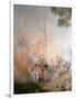 Embarkation for Cythera, 1717-Jean Antoine Watteau-Framed Giclee Print