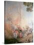 Embarkation for Cythera, 1717-Jean Antoine Watteau-Stretched Canvas