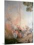 Embarkation for Cythera, 1717-Jean Antoine Watteau-Mounted Giclee Print