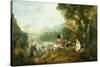 Embarkation for Cythera-Jean-Antoine Watteau-Stretched Canvas