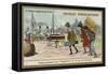 Embarkation for England on the Quay at Boulogne-null-Framed Stretched Canvas