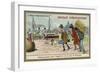 Embarkation for England on the Quay at Boulogne-null-Framed Giclee Print