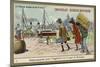 Embarkation for England on the Quay at Boulogne-null-Mounted Giclee Print