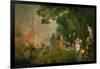 Embarkation for the Island of Cythera, 1718-Jean Antoine Watteau-Framed Giclee Print