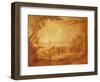 Embarkation from Communipaw, 1861-John Quidor-Framed Premium Giclee Print