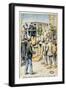 Embarkation of Convicts for Guyana, Illustration from 'Le Petit Journal', 3rd January 1904-null-Framed Giclee Print