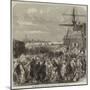 Embarkation of Dockyard Workmen as Emigrants at Portsmouth-null-Mounted Giclee Print