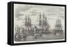 Embarkation of French Troops, at Toulon-null-Framed Stretched Canvas