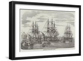 Embarkation of French Troops, at Toulon-null-Framed Giclee Print