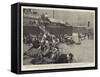 Embarkation of Greek Wounded at Volo, the Nursing Staff at Work-null-Framed Stretched Canvas