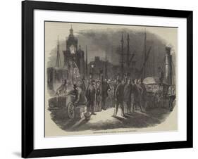 Embarkation of Sir C J Napier, at Dover-null-Framed Giclee Print