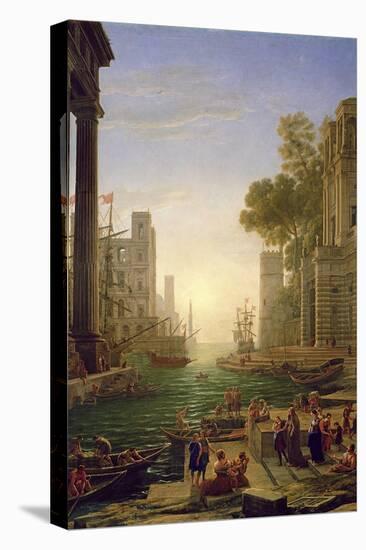 Embarkation of St. Paul at Ostia-Claude Lorraine-Stretched Canvas