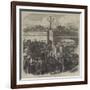 Embarkation of the Belgian Riflemen at Westminster Bridge-null-Framed Giclee Print