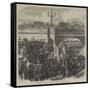 Embarkation of the Belgian Riflemen at Westminster Bridge-null-Framed Stretched Canvas