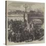 Embarkation of the Belgian Riflemen at Westminster Bridge-null-Stretched Canvas