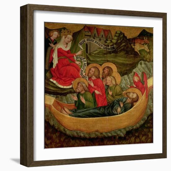 Embarkation of the Body of St. James the Greater, Bound for Spain, circa 1425-Master of Raigern-Framed Giclee Print