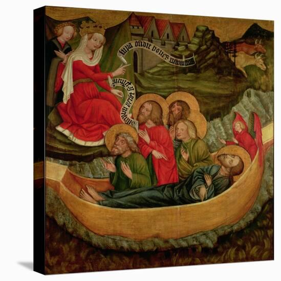 Embarkation of the Body of St. James the Greater, Bound for Spain, circa 1425-Master of Raigern-Stretched Canvas