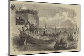 Embarkation of the King of Portugal, at Lisbon-null-Mounted Giclee Print