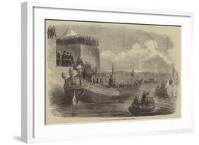 Embarkation of the King of Portugal, at Lisbon-null-Framed Giclee Print