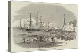 Embarkation of the Sardinian Contingent at Genoa-null-Stretched Canvas
