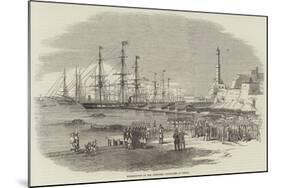 Embarkation of the Sardinian Contingent at Genoa-null-Mounted Giclee Print